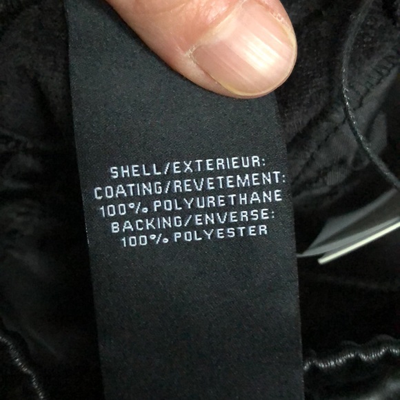 7 for all mankind faux leather joggers - Picture 6 of 6